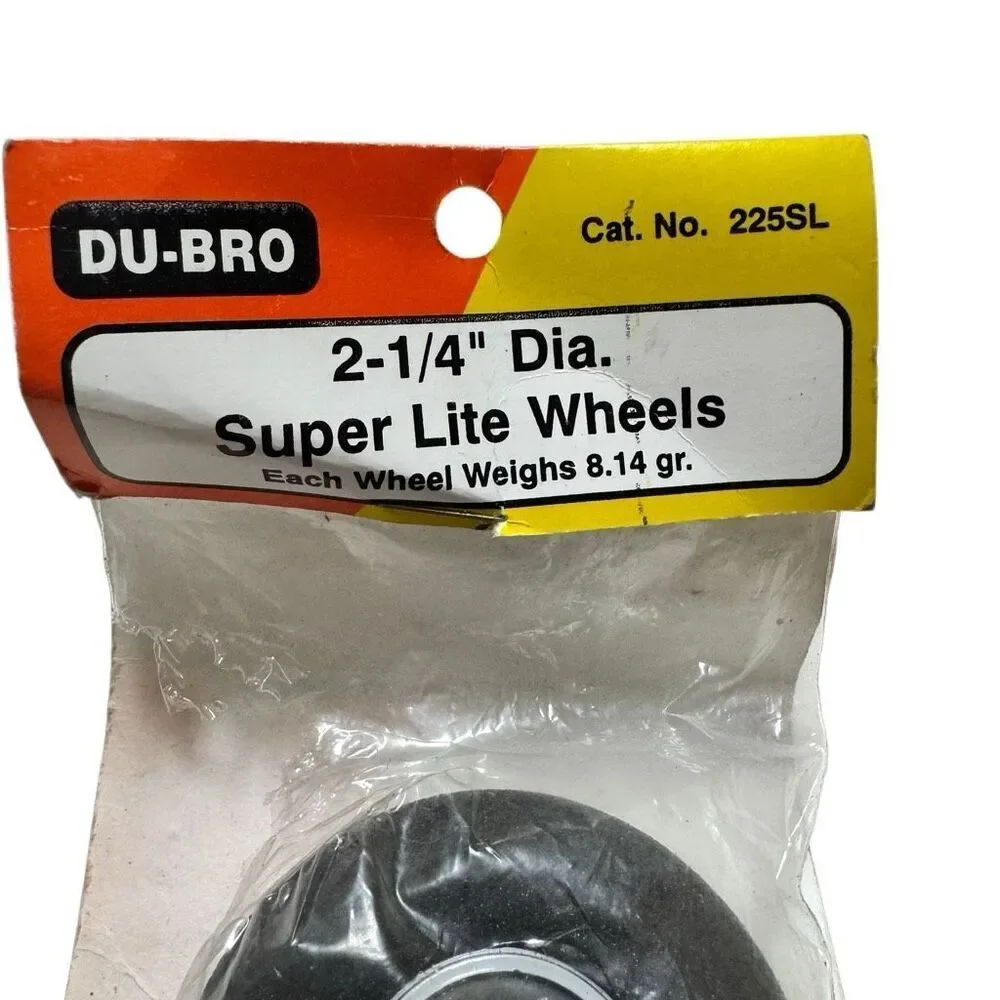 Du-Bro 225SL 2-1/4” Super Lite Wheel for Scale Aircraft (2 Pack)